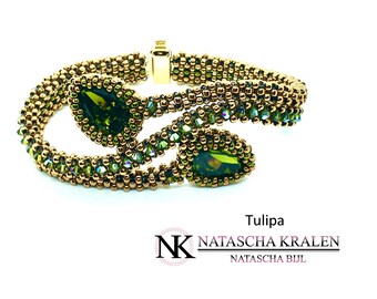 Tulipa Beadwork Bracelet Beading Kit & Instruction (Instruction and Materials)