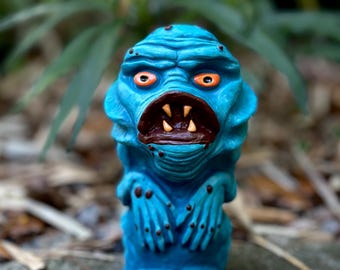 Blue *Creature From The Black Lagoon Hand Painted Hand Sculpted Figurine