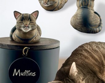 Handmade Heirloom Kitty Memorial •CHONKY Kitty•