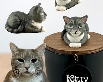Handmade Heirloom Kitty Memorial •PAWS OUT KITTY•