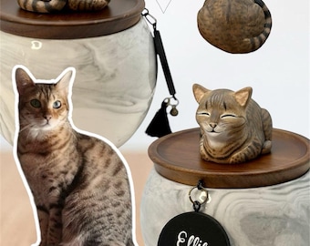 Handmade Heirloom Kitty Memorial •SLENDER Kitty•