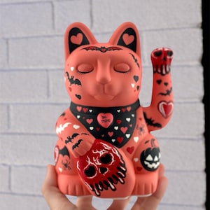 Maneki Neko Moving Arm - Etsy