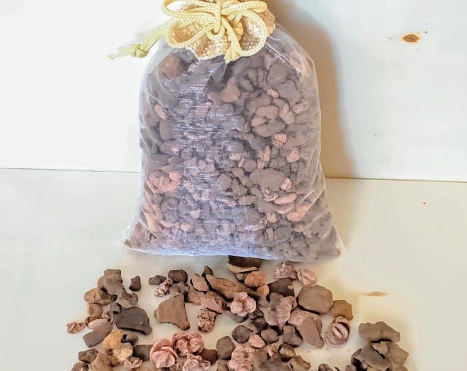 Natural Oklahoma Rose Rock Prospector Mix - Sandstone Concretion Pebbles with Micro Barite Mineral Formations