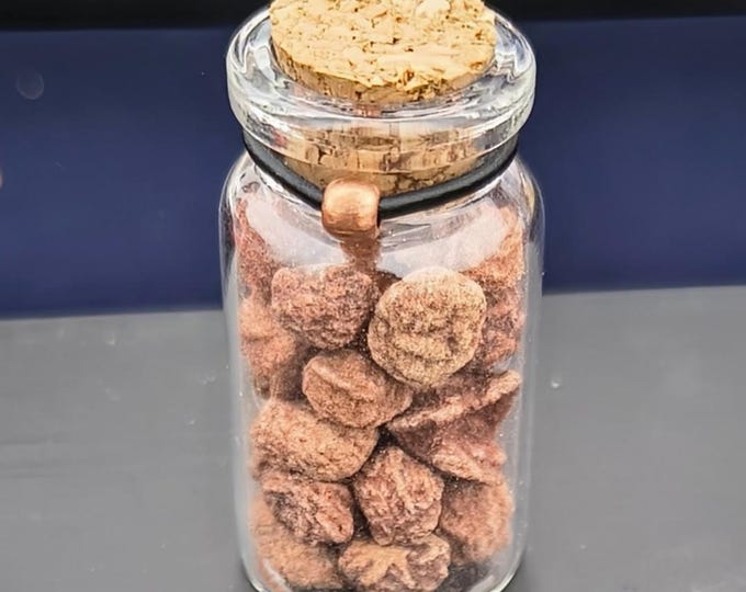Mini Oklahoma Rose Rock Bottle - Tiny Barite Roses!