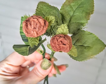 Eternal Oklahoma Rose - Long-Stem Barite Rose Rock