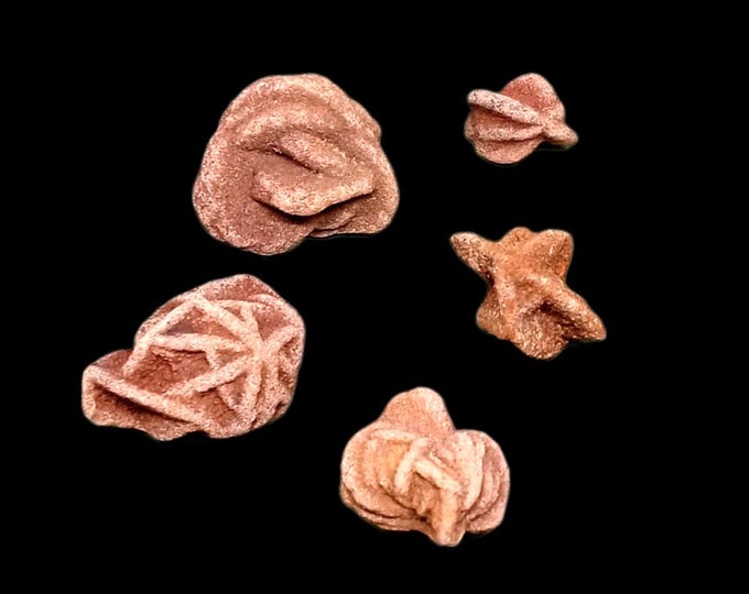 Unique Lot of 5 Geometric Oklahoma Barite Formations