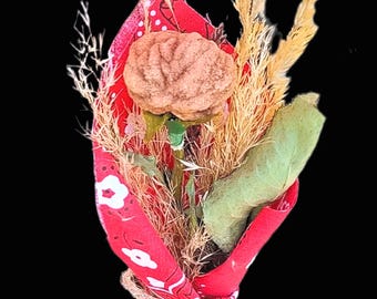 Eternal Oklahoma Rose - Long-Stem Barite Rose Rock