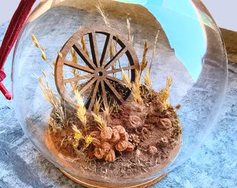 Oklahoma Countryside Diorama Ornament