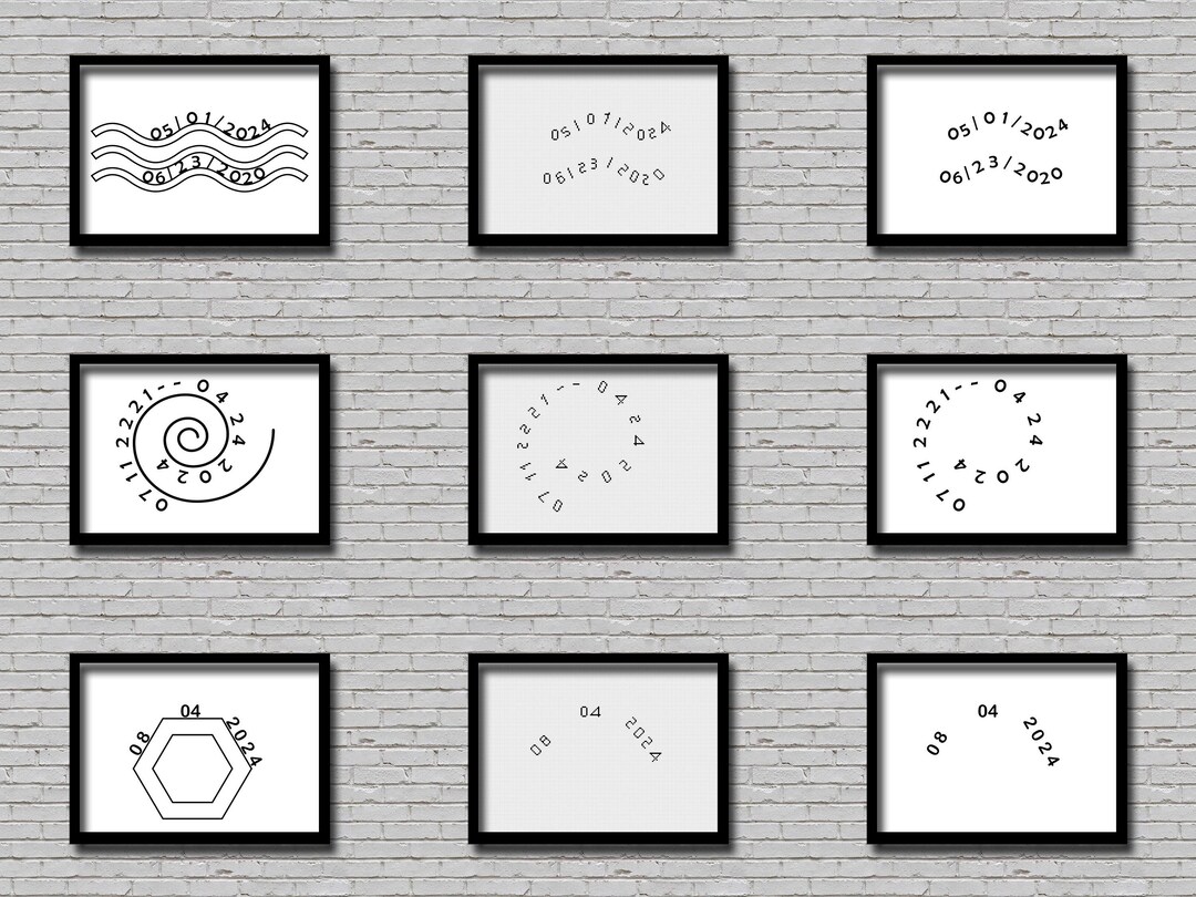 SYMB17 Angled Numbers and Signs Cross Stitch Pattern PDF Pattern ...