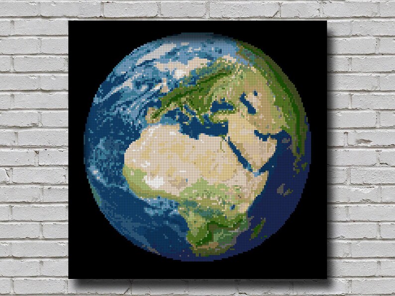 cross stitch pattern earth globe decor world globe embroidery etsy