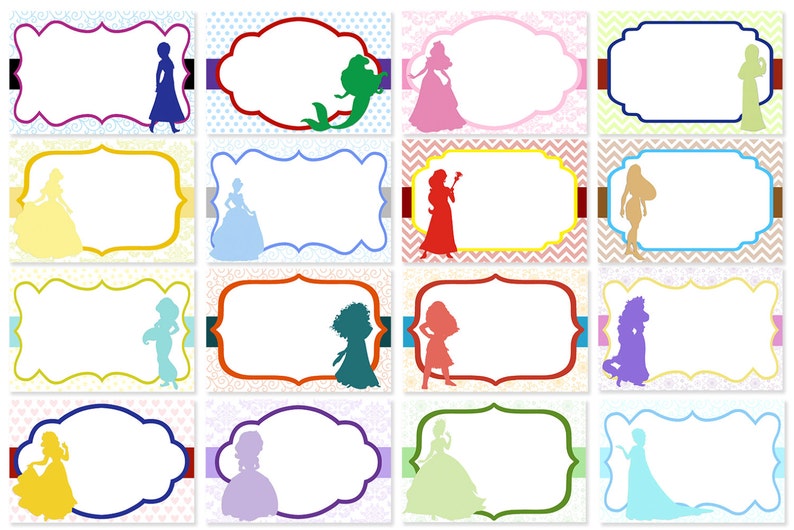 Printable Autograph Pages Princess Pack INSTANT DOWNLOAD Etsy