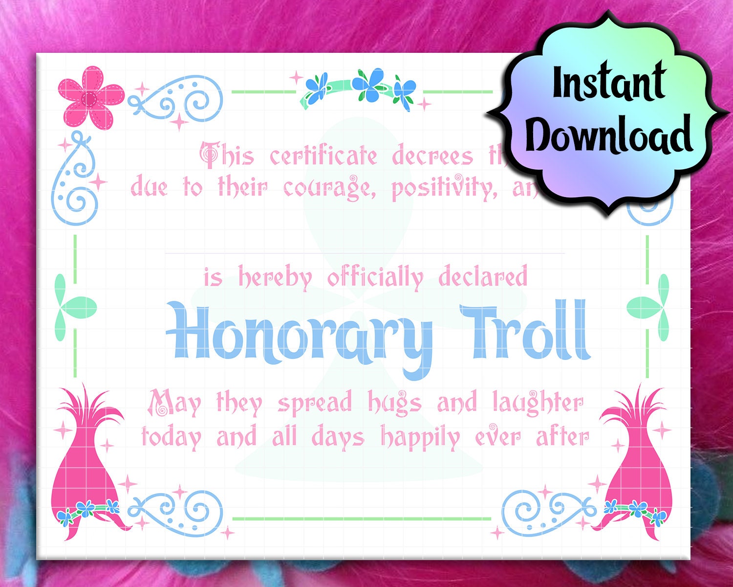 Trolls 2024 Caste Certificate Shane Darlleen