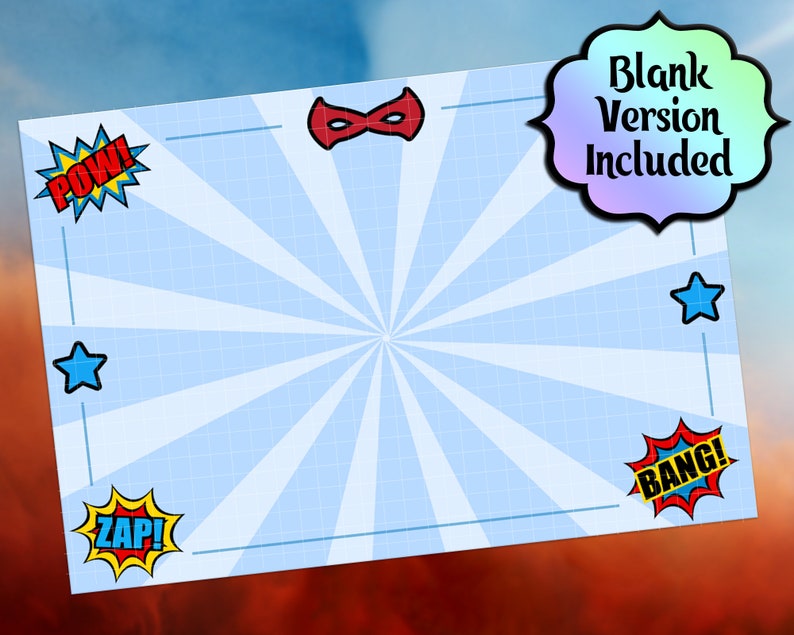 superhero name tags and labels printable for adhesive labels etsy