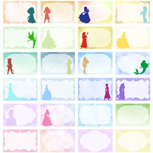 Printable Autograph Pages - INSTANT DOWNLOAD - Sparkly Princess Pack ...