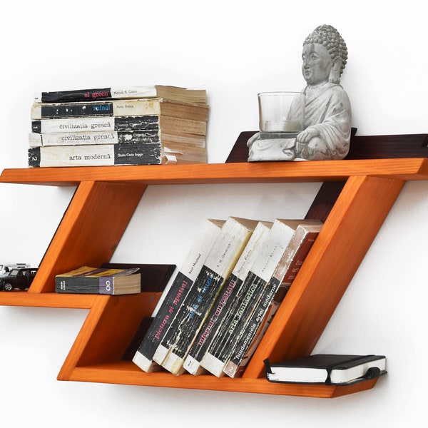 Floating Book Shelf Etsy