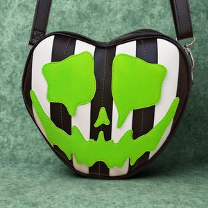 Handmade Nara Prado Beetlejuice Heart Pumpkin