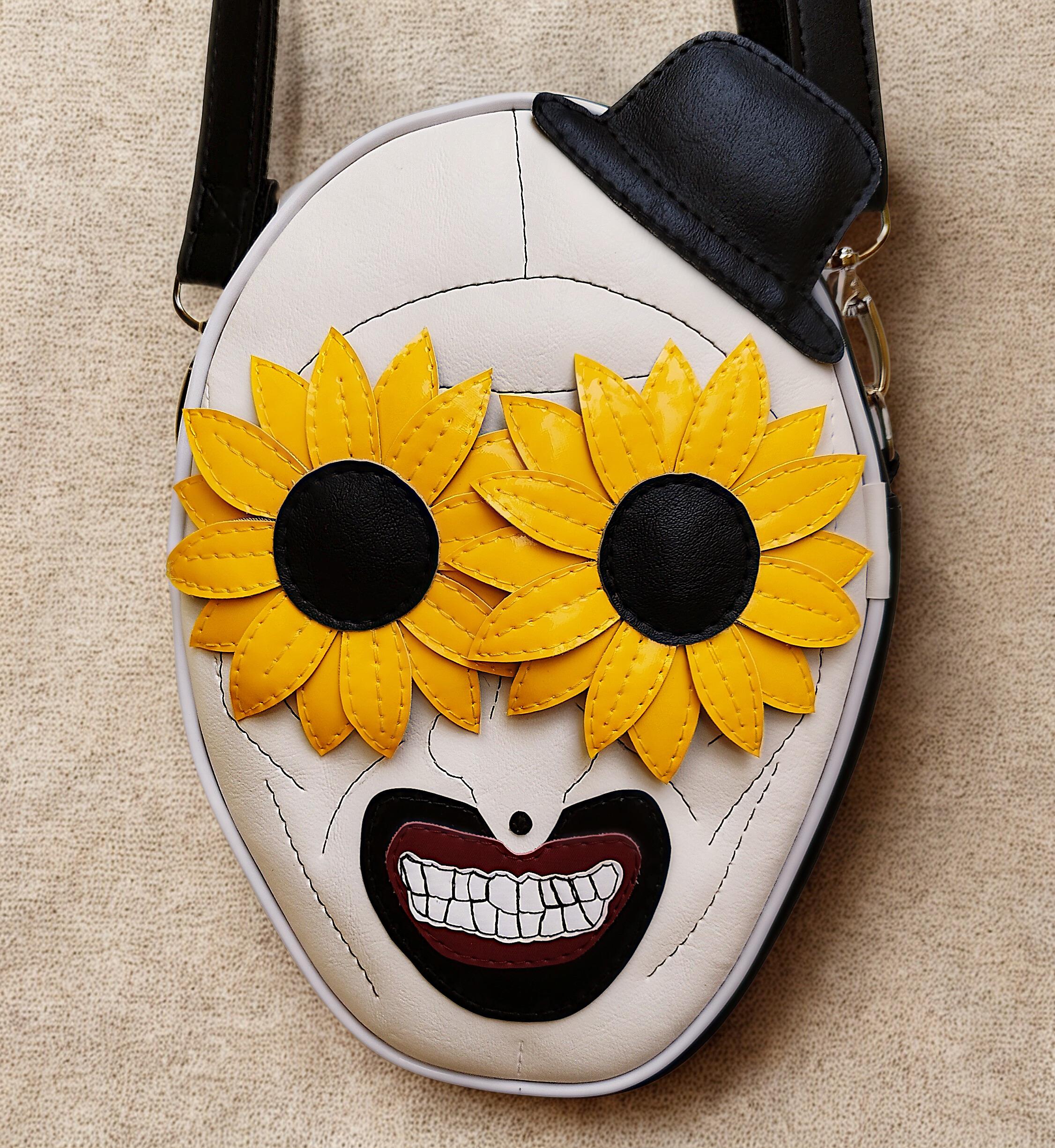Terrifier Art the Clown Inspired Sunflower Eyes Crossbody  display picture 2