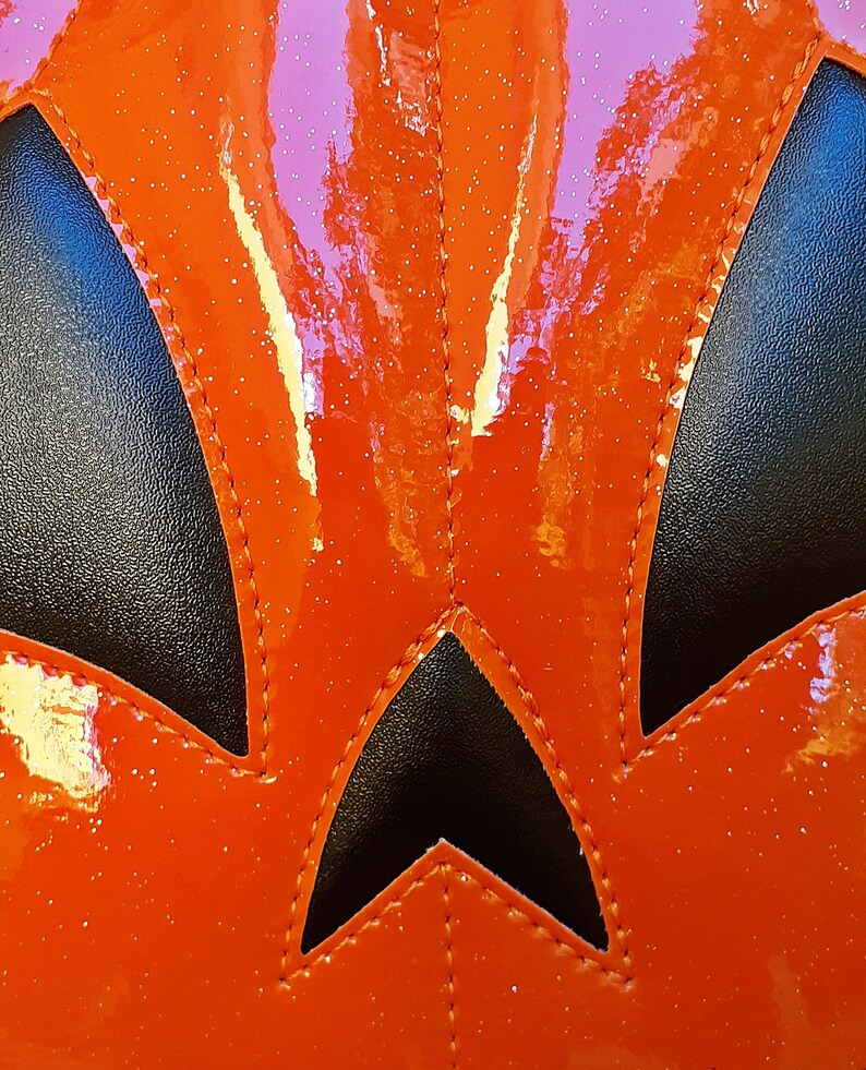 Nara Prado Pumpkin Glitter Suitcase