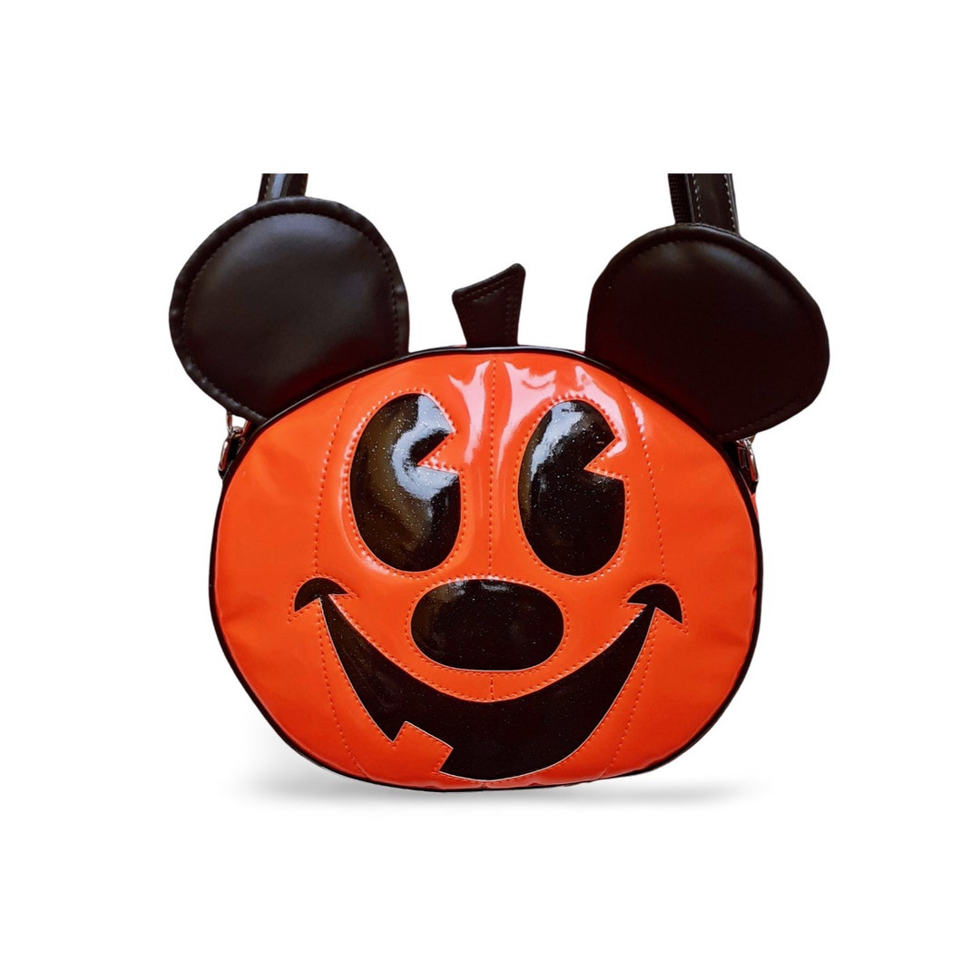 Handmade Nara Prado Halloween Mickey Pumpkin Bag Etsy