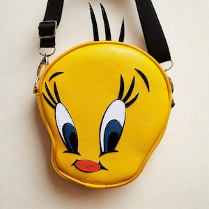 Tweety Bird Leather Handbag - Etsy Tweety Bird Leather Handbag - Etsy