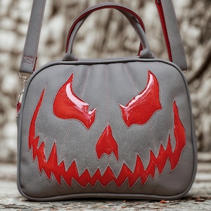 Love Pain and Stitches Pumpkin Purse - Etsy display picture 2