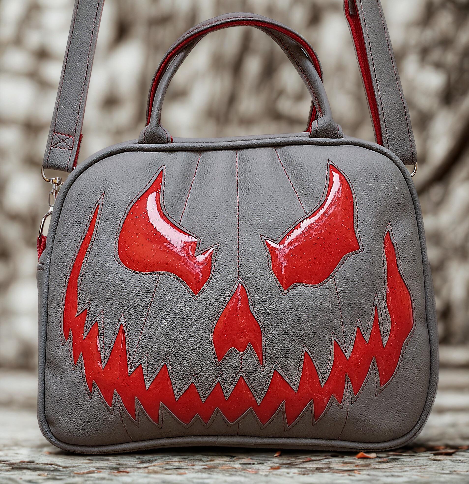 Love Pain and Stitches Pumpkin Purse