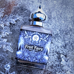 Frost Faerie Perfume Oil – Winter Fae Botanical Fragrance | Icy Eucalyptus, Dark Currant, Vanilla & Woods | Ethereal Seasonal Scent