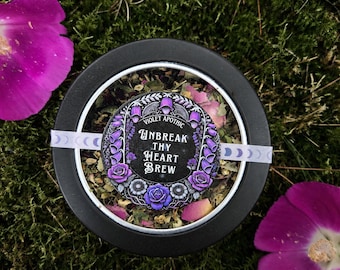 Unbreak Thy Heart - Botanical Grief Support Tea, Rose & Hawthorn