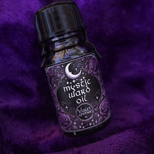 Mystic Ward Ritual Oil – Spiritual Protection & Energy Shielding for Sacred Spaces | Smoky Resin | Sacred Woods Blend