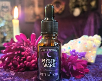 Mystic Ward Spell Oil för skydd