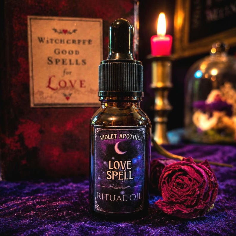 The Love Spell Ritual Oil ~ for Attraction, Sensuality and Devotion - Etsy