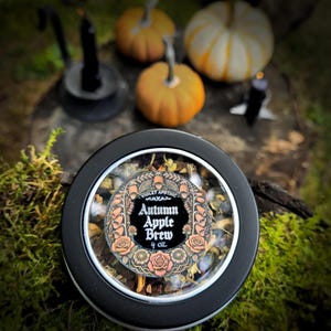 Autumn Pumpkin Tea | Herbal Pumpkin Spice Tea | Apple, Orange Peel & Vanilla | Cozy Fall Ritual Blend | Samhain Sabbat Tea | Witchy Brew