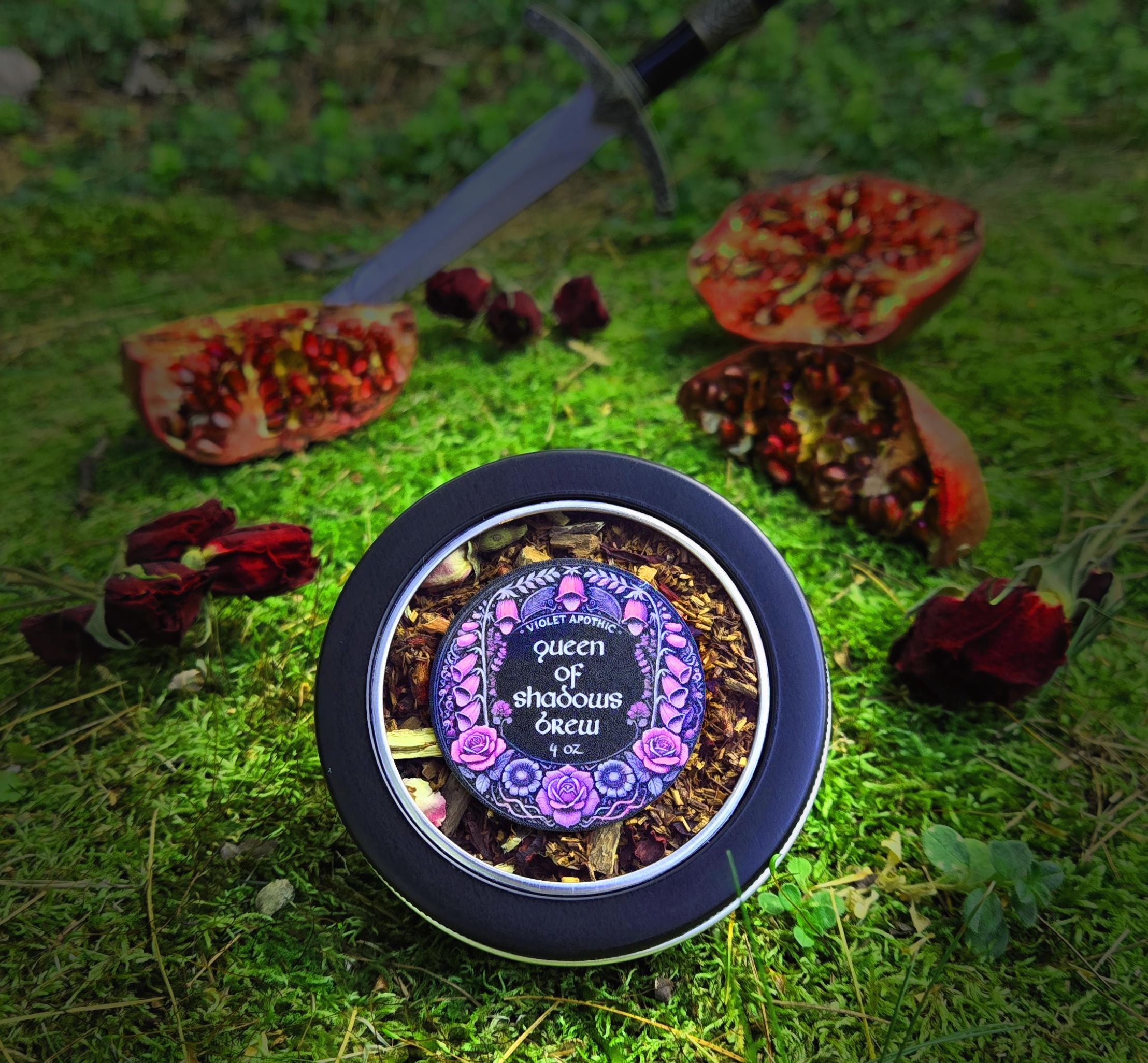 Persephone Rose-rooibos Tea | Pomegranate Trinket Box | Shadow Work ...