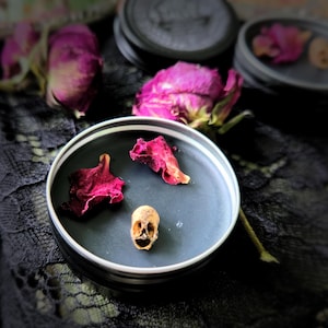 Death Witch Salve | Gothic Black Occult Balm, Snapdragon & Rose