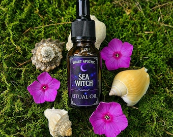 Sea Witch Ritual Anointing Oil | Emotional Release, Cleansing and Water Magick