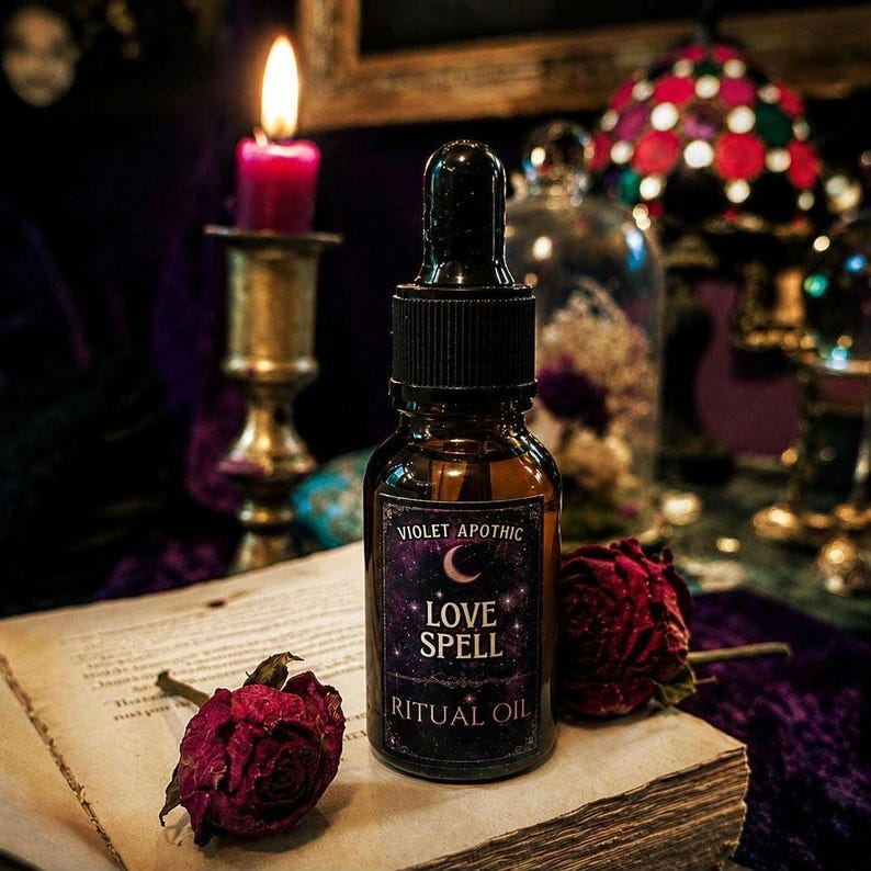 The Love Spell Ritual Oil ~ for Attraction, Sensuality and Devotion - Etsy