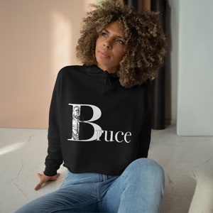 Springsteen &quot;Bruce&quot; Crop Hoodie