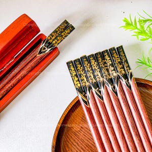 幸運のシンボル パーソナライズされたローズウッド箸 竹製ヘッド箸 母の日 父の日 竹製箸ギフト C#28