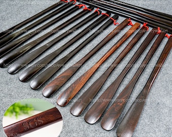 Engraved Name Wooden Shoehorn Personalized Shoe Horn Long Handle Natural Wood Custom Shoehorn for Unisex Father's Day Great Gift A1