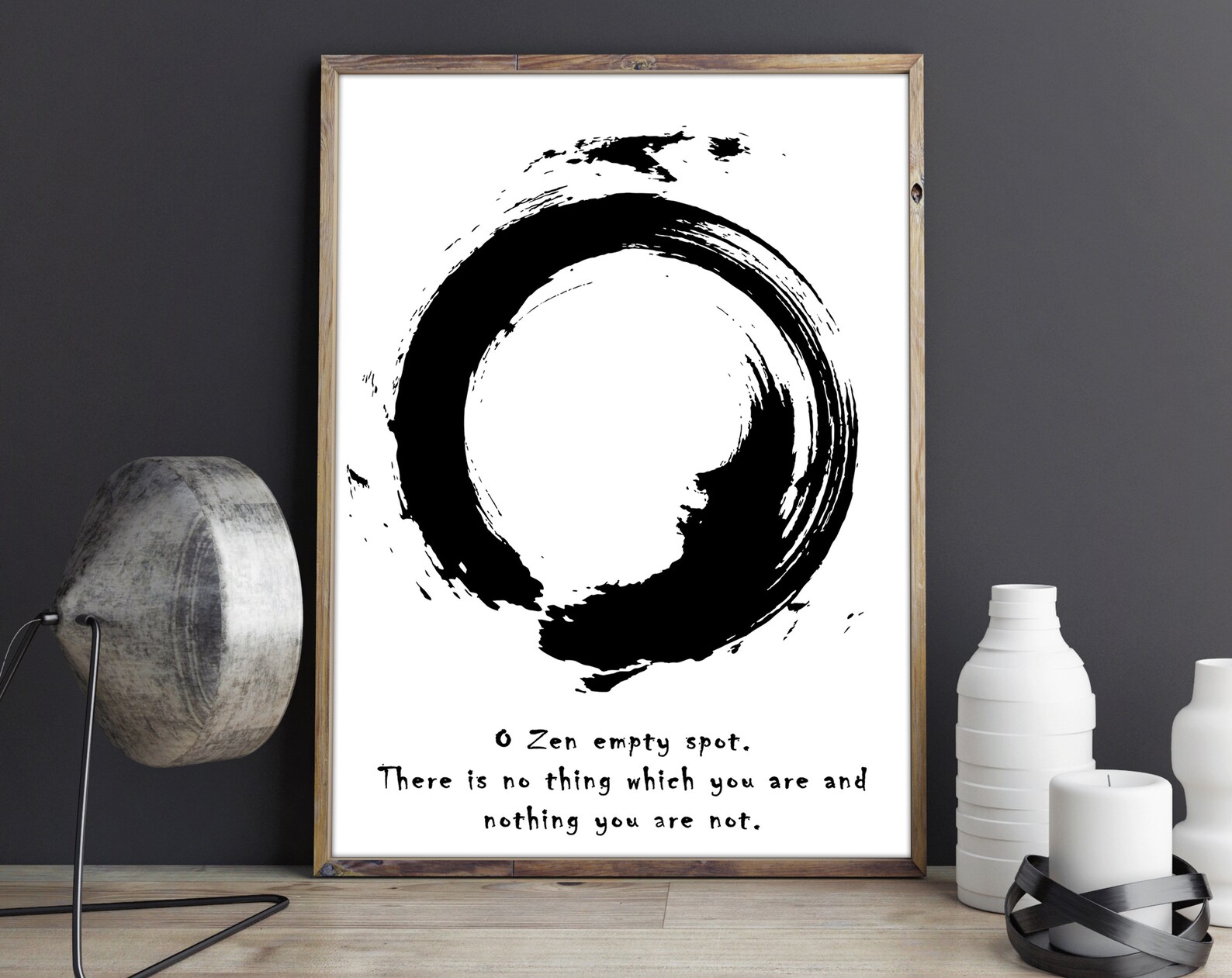 Zen Empty Spot Zen Decor Buddhist Poster Quotes print. Etsy