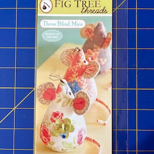 Pattern: Three Blind Mice Pincushion by Fig Tree Threads