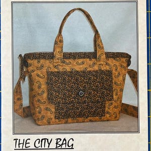 Pattern: The City Bag Tote by Lazy Girl Designs
