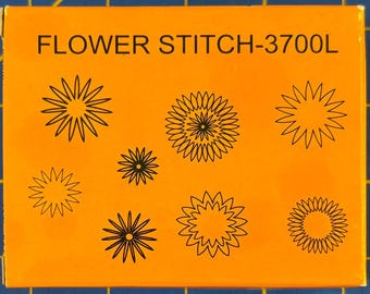 Vintage Flower Stitch Presser Foot-3007L Sewing Machine Attachment