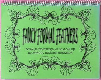 Fancy Formal Feathers by Sherry Rogers Harrison - out of print, scarce, Like New