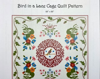 Pattern: Bird in a Lace Cage Quilt Pattern