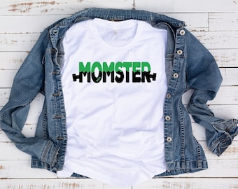 Halloween Shirt - Momster Shirt - Women's Halloween Shirt - Women's T-shirt - Halloween Party - Trick-or-Treat - Halloween