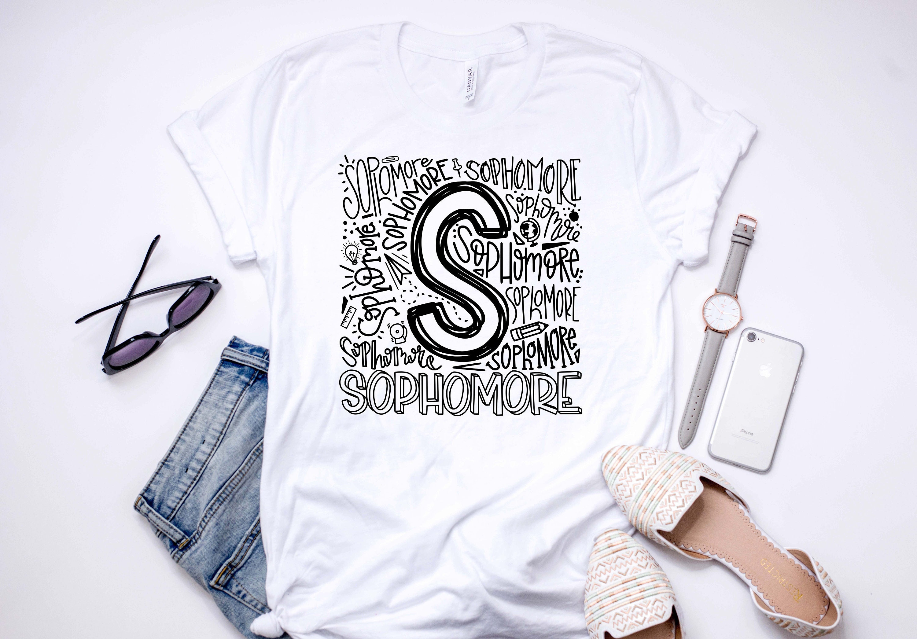 Sophomore Shirt Sophomore Tee Class of 2022 High School Etsy