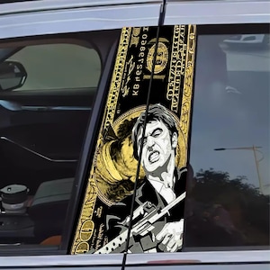 Car Doors Livery Pillar Decal Sticker Wrap - ANY IMAGE - high quality graphics - fits for any vehicle,Door Sticker, Pillar Decal, Side Piler