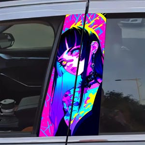 Car Doors Livery Pillar Decal Sticker Wrap - ANY IMAGE - high quality graphics - fits for any vehicle,Door Sticker, Pillar Decal, Side Piler