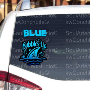 Jimmy Buffet Margaritaville. Fins Up, Bubbles Up Decal, gift for key west fan, gift for dad, gift for mom, gift for husband, gift for wife